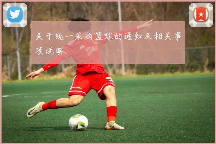 关于统一采购篮球的通知及相关事项说明